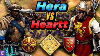 Ethiopians vs Britons  1v1 Arabia  vs Heartt  AoE2 [upl. by Aneerahs]