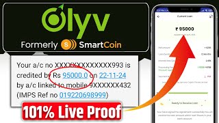 Olyv SmartCoin Personal Loan  Olyv Loan App  Olyv Loan App Review  Olyv SmartCoin Loan Kaise Le [upl. by Nerland]