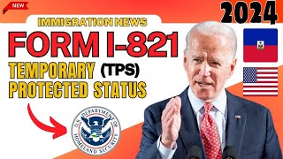 Men koman pou fè TPS la byen rapid  Form I821 Temporary protected status TPS [upl. by Martz]