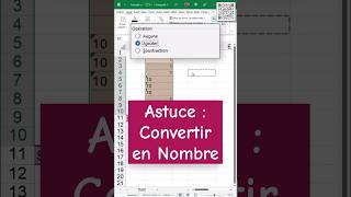 💡 Astuce Excel  Corrigez les Nombres en Texte en 1 Clic  🚀 [upl. by Htehpaj]