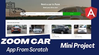 Car Booking App In Angular  Zoom Car Clone  Angular Project  Angular 17 Projects [upl. by Emrich]