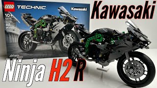 Unboxing LEGO Technic Kawasaki Ninja H2R Motorcycle JuiceBricks [upl. by Guild796]