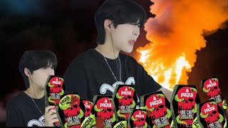 태어나서 처음 먹어보는맛 세상에서 제일매운과자 원칩 챌린지 먹방🔥🚨🌶️KOREAN PAQUI ONE CHIP CHALLENGE 도전 eating [upl. by Avek]