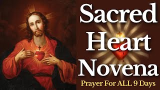 Sacred Heart Novena — Prayers for ALL 9 Days [upl. by Halimaj965]