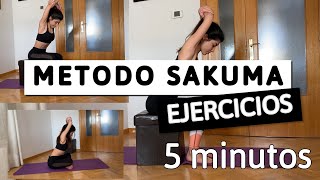 METODO SAKUMA EJERCICIOS 5 min 💪🏻¿El SECRETO de TOP MODELS en 2 SEMANAS😱 [upl. by Garling998]