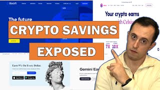 Crypto Savings Accounts Exposed  BlockFi  Gemini  Outlet Finance [upl. by Aizek]