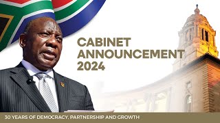 President Cyril Ramaphosa announces a new National Executive [upl. by Anwad]