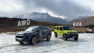 AWD vs 4x4 Comparison  Ft Jimny and Grand Vitara  Gagan Choudhary [upl. by Nyvar385]