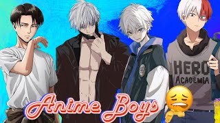 Handsome Anime Boys 『Edit』🥵  make it jump and sweat [upl. by Jeth795]