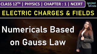 Class 12th Physics  Numericals Based on Gauss Law  Chapter 1 Electric Charges and Fields  NCERT [upl. by Annoik]