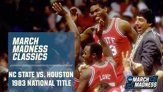 NC State vs Houston 1983 National Championship  FULL GAME [upl. by Aldrich]