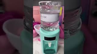 Mini water cooler for your desk to keep hydrated all summer long Mini things for your office or desk [upl. by Ynnavoig]