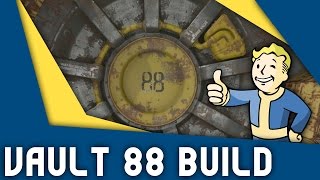 Fallout 4 Lets Build  Vault 88  Part 1  Atrium amp Overseers Office [upl. by Eggleston]