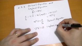 233 Poissons Equation and Laplaces Equation [upl. by Pinebrook]