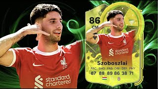 FC 24 DOMINIK SZOBOSZLAI 86 RADIOACTIVE PLAYER REVIEW I FC 24 ULTIMATE TEAM [upl. by Ysirhc]