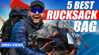 6 Best Rucksack BackpackBags for TravelingHikingCamping on Amazon 🔥 Bag Haul 2023  ONE CHANCE [upl. by Antoine]