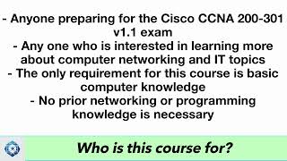 Free CCNA Course  Cisco CCNA Overview  CCNS 200301 v11 [upl. by Anirec]