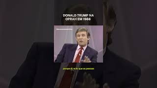 Filmagem rara de Donald Trump falando sobre a presidência em 1988 [upl. by Akiemehs]