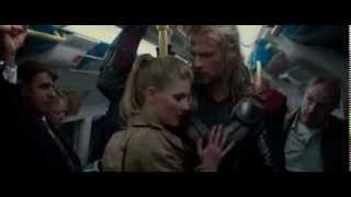 Thor The Dark World Epic Train Scene [upl. by Hnim174]