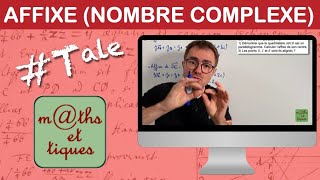 Utiliser une affixe nombres complexes en géométrie  Terminale  Maths expertes [upl. by Uolymme]