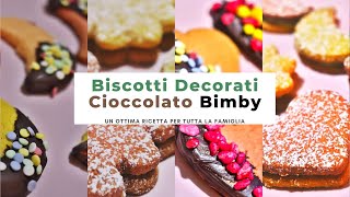 Biscotti di pasta frolla decorati e colorati senza glutine Gluten Free Bimby  Ricetta Bimby [upl. by Hilaria468]