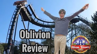 Oblivion Review  Alton Towers March 2024 [upl. by Gent]