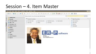 SAP Business One KOREAN  4 Item Master [upl. by Xela]