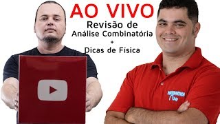 🔴 Revisão ENEM 2017 ANÁLISE COMBINATÓRIA PFC Permutação Arranjo e Combinação 👉 Dicas de Física [upl. by Notxed]