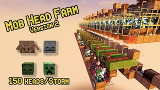 Mob Head Farm V2  150 Heads per Storm [upl. by Sam810]