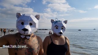 2024 Coney Island Polar Bear Plunge NYC January 1 2024 [upl. by Nikolos530]