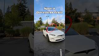 Wait Anyone driving that car driverless tesla fsd modelx modely model3 models smartsummon [upl. by Pubilis7]