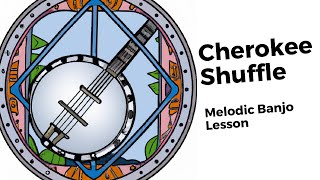 Cherokee Shuffle Melodic Banjo Lesson [upl. by Aronle]