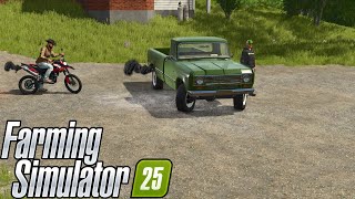 I START A FAMILY FARM FROM SCRATCH   FARMING SIMULATOR 25 [upl. by Ssew]