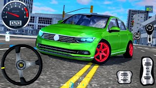 Car Parking Modified City Park 3D  New Car Volkswagen Passat Drift Driving  Android GamePlay 10 [upl. by Rachelle596]