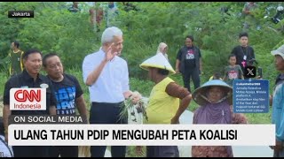 Ulang Tahun PDIP Mengubah Peta Koalisi [upl. by Elyagiba961]