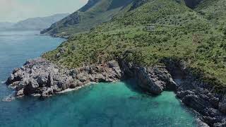 Riserva dello Zingaro Sicilia Italia  Drone footage [upl. by Convery]