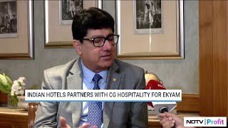 IHCL Partners With CG Hospitality For Ekyam  NDTV Profit [upl. by Imekawulo]