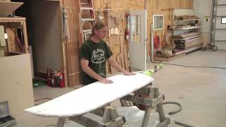 Rebuilding A Foam Cored Rudder Part 4 Fairing With Pettit EZFair [upl. by Neiht299]