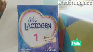 Lactogen 1 formula milk for baby WHY ITS ADVISED [upl. by Nairadas]