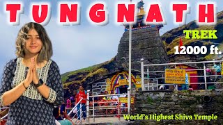 TUNGNATH  World’s Highest Shiva Temple 🔱 Trek Chopta Uttarakhand [upl. by Dasya]