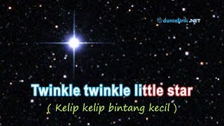 Lagu Anak Bahasa Inggris Twinklequot Little Star  Lirik dan ArtiTerjemahan [upl. by Rubina495]