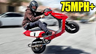 I Doubled the Power of my Scooter Phantom F12 70cc [upl. by Everick]