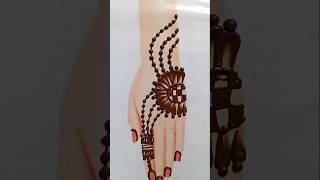 Very Easy safety pin Mehndi Design Trick mehndidesigns youtubeshorts mehndi easymehndi viral [upl. by Miguel232]