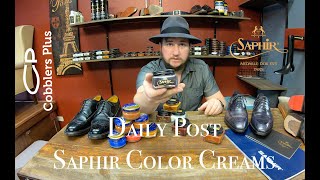 Venetian Shoe Cream vs Saphir Renovateur Comparison Chromexcel Leather [upl. by Sweyn848]