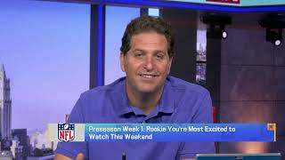 Which rookie are you most excited to watch during Preseason Week 1  GMFB [upl. by Jacquet]