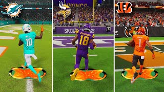 Scoring A Touchdown With Every Wide Receiver In Madden 24 [upl. by Searle838]