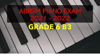 ABRSM Piano Exam 2021 2022 Grade 6 B3 Johanna Senfter Erster Schmerz First Sorrow [upl. by Cosenza390]