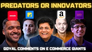 Piyush Goyal comments on Amazons predatory pricing issue  UPSC  Ecommerce India piyushgoyal [upl. by Erie]