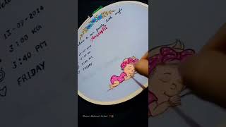 Embroidery Hoop Art [upl. by Gorga]