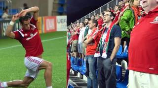 Gareth Bale  Welsh Fans Singing In Andorra 2014 [upl. by Magel]